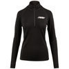 509 Women's FZN Merino Base Layer 1/4 Zip Shirt - Black