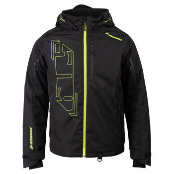 509 R-200 Insulated Snowmobile Jacket - Black W/ Lime
