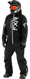 FXR Recruit Insulated Monosuit - Black-White
